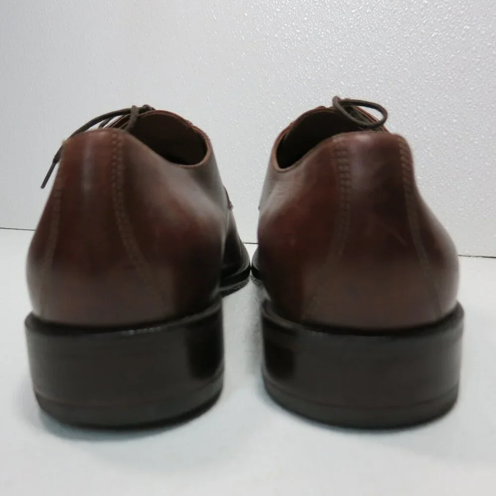 Bostonian Oil Tanned Leather Dress Men's Shoes Formal Footwear Italy Sz 9.5 W